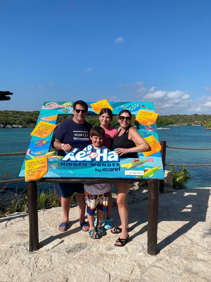 XelHa, Mexico on a family trip with points