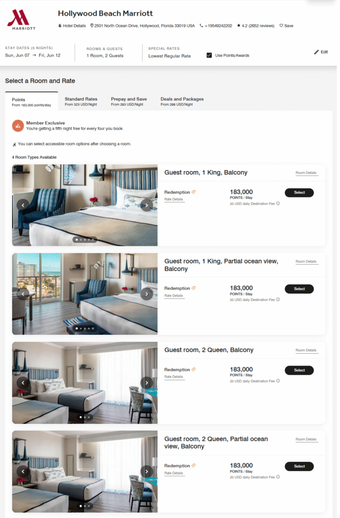 Hollywood Beach Marriott June