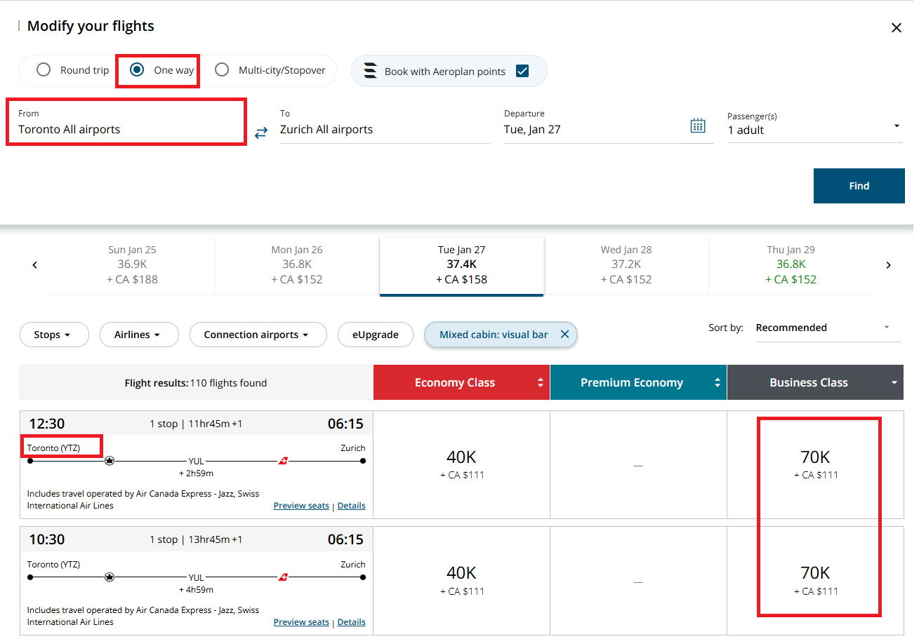 Aeroplan-One-Way-All-Airports-YTZ-to-ZRH-in-J-Cla