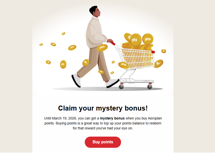 Buy Aeroplan Points March 2026 Promotion