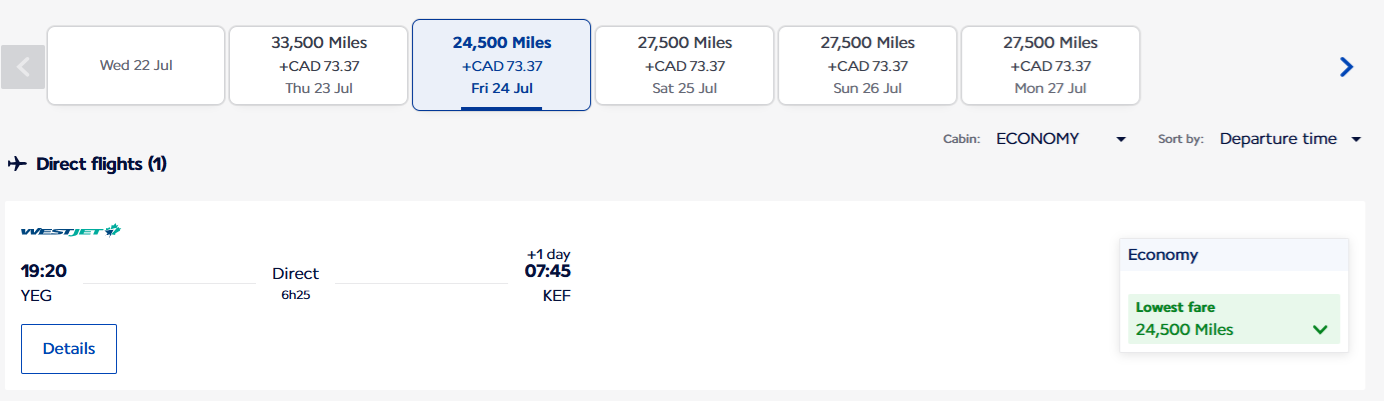 Redeem Flying Blue miles for Air France Business Class Flight Book WestJet flights with Flying Blue Miles: YEG to KEF