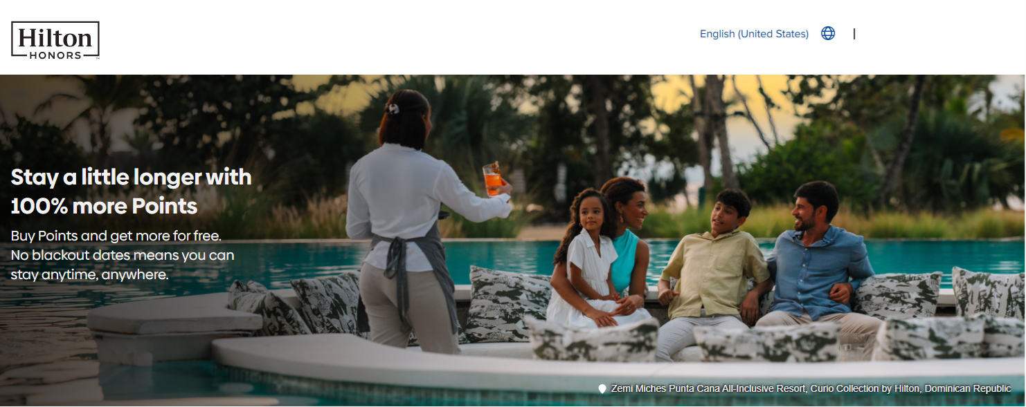 Buy Hilton Points Bonus  -08-2026