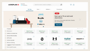 Aeroplan eStore Header
