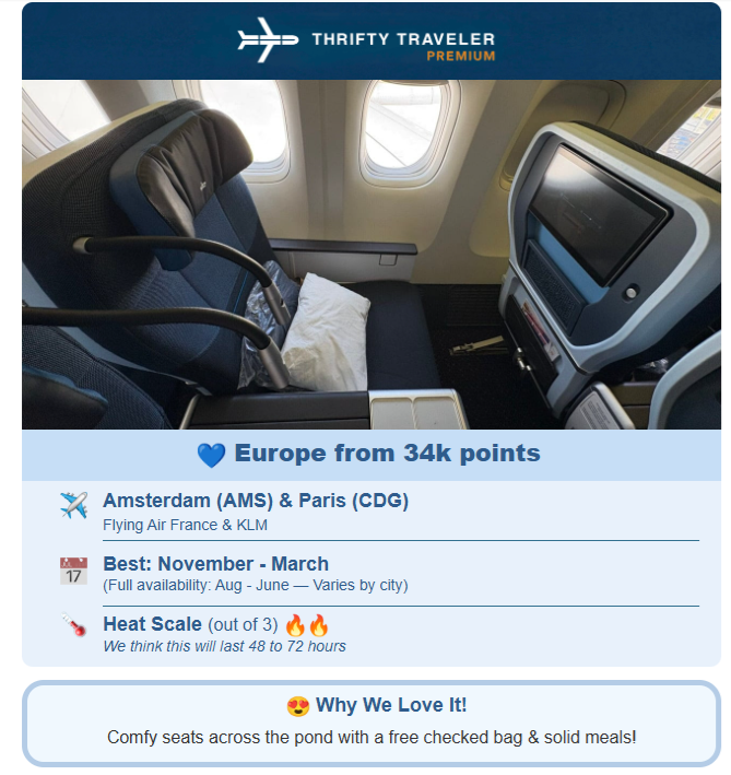 Tools to Find Award: Thrifty Traveler