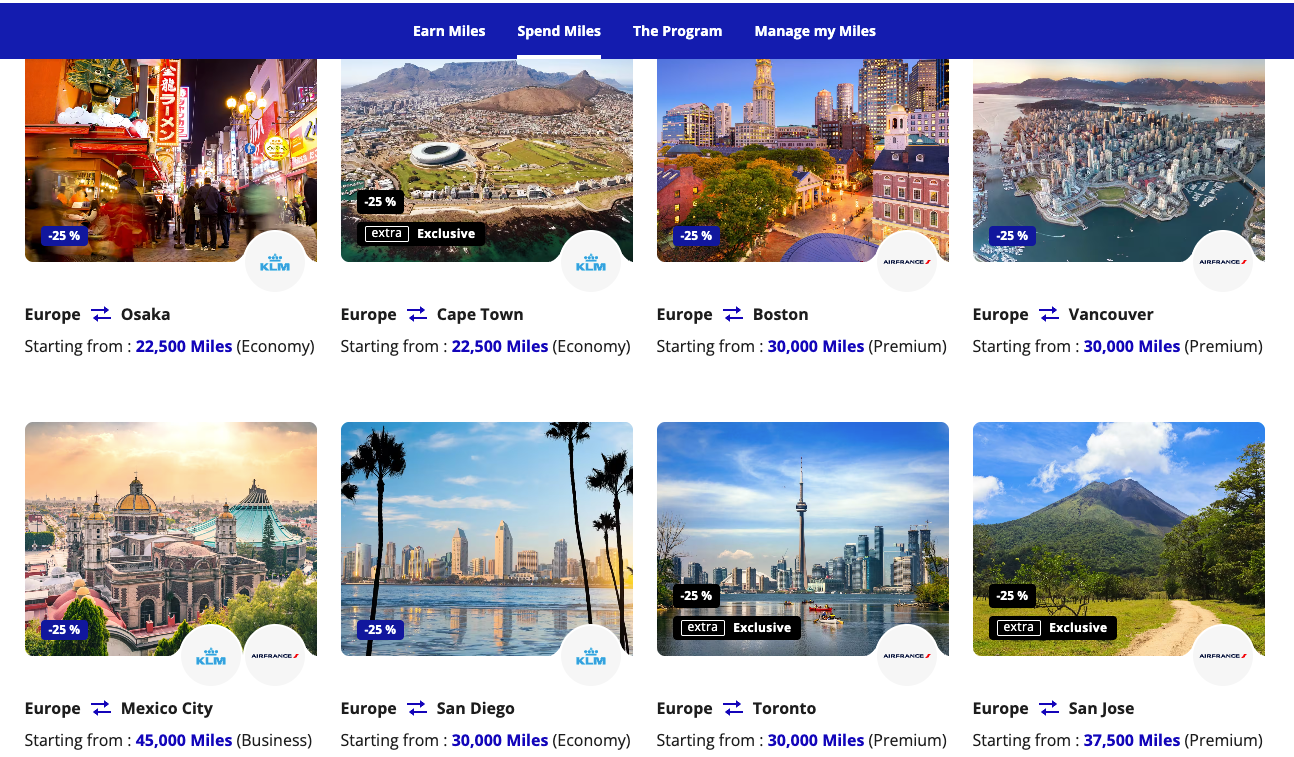 Flying Blue Promo Rewards for September 2026